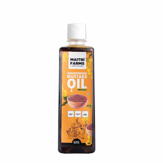 Woodpressed Mustard Oil 500 ML | Maitri Farms
