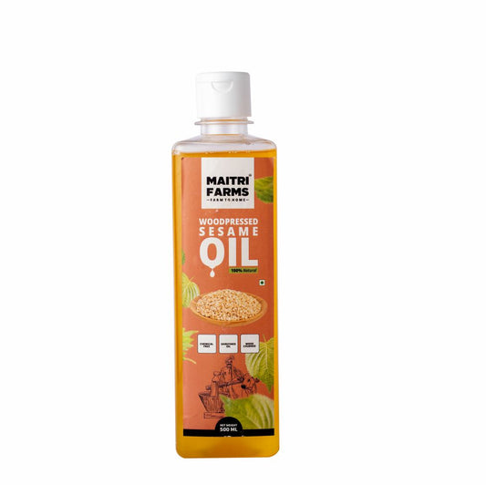 Woodpressed Seasame Oil 500 ML | Maitri Farms