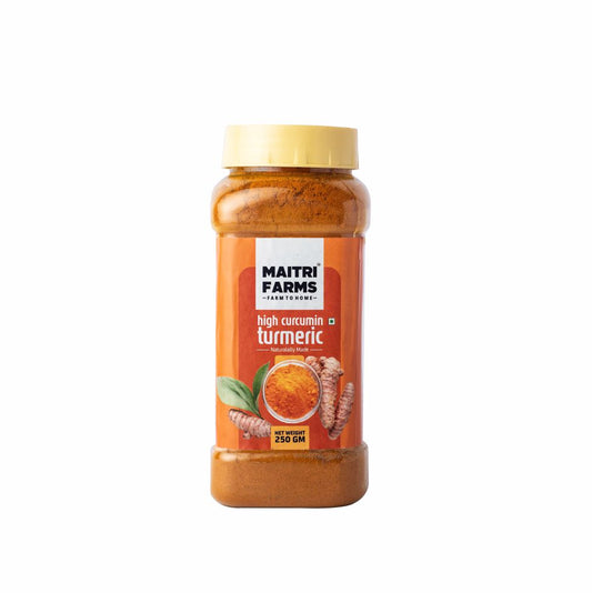 High Curcumin  Turmeric 250 GM | Maitri Farms