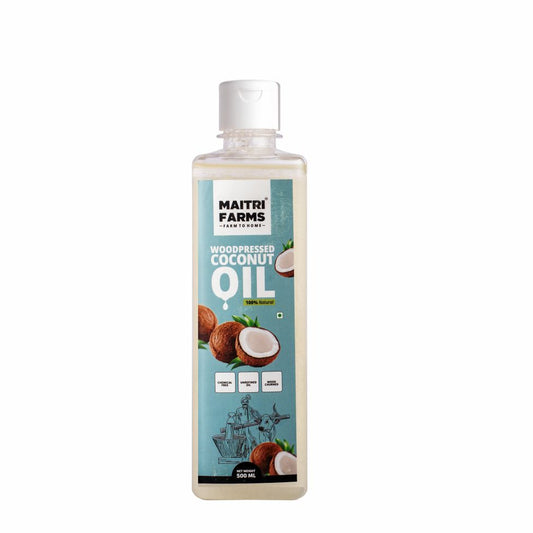 Woodpressed Coconut Oil 500 ML | Maitri Farms