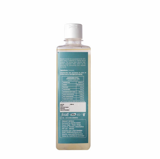 Woodpressed Coconut Oil 500 ML | Maitri Farms