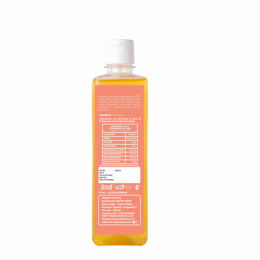 Woodpressed Groundnut Oil 500 ML | Maitri Farms